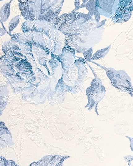 Jill Floral Jacquard A-Line Mini Dress