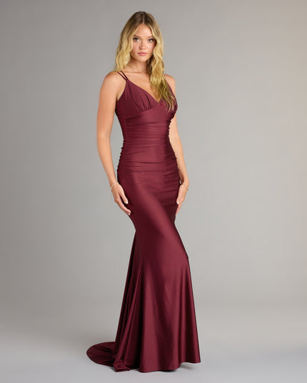 Amelia Lace-Up Mermaid Formal Dress