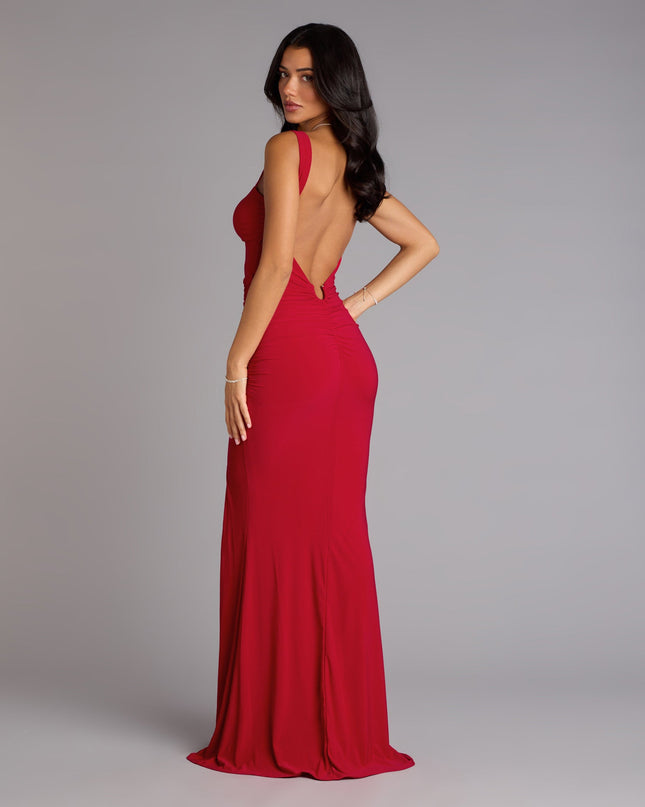 Feel polished and confident in the Zooey Open Back Mermaid Formal Dress, a prom dress designed with luxe fabric and modern detail that shows off your vibe.