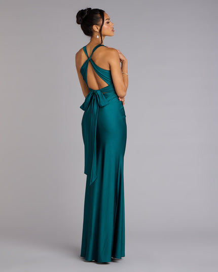 The Adrianne Plunge Bow Mermaid Formal Dress is your new go-to Windsor dress—effortless, versatile, and made to create a formal look for Prom 2026, weddings, or college formals in seconds.