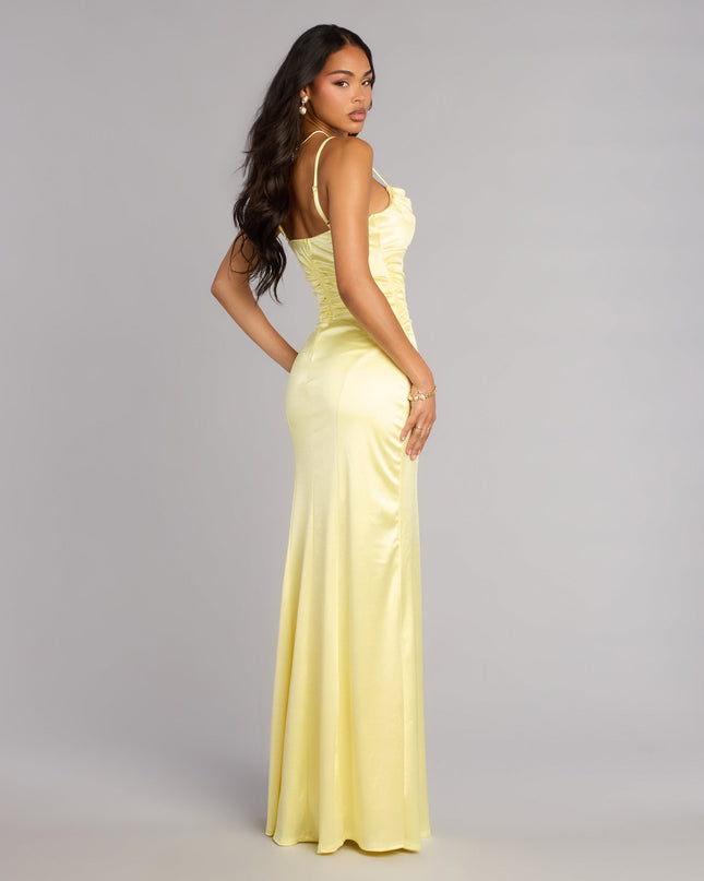Heidi Satin Mermaid Formal Dress