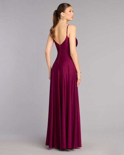 Chantel Low Back A-Line Formal Dress