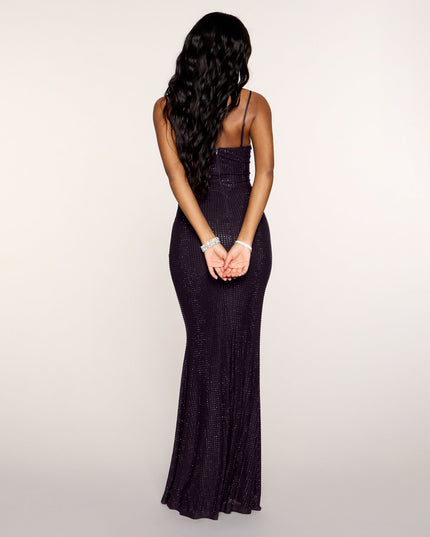 Sabine Rhinestone Corset Formal Dress