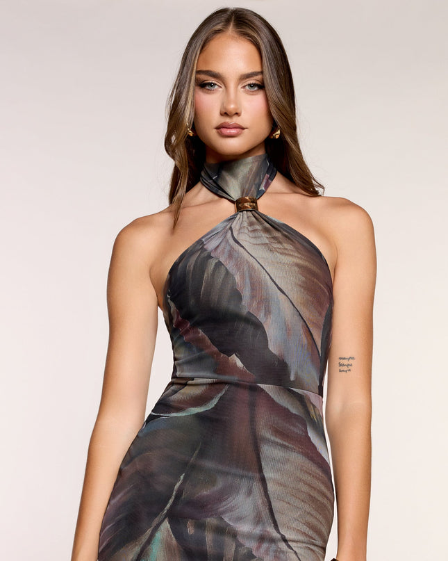 Darlena Abstract Mermaid Formal Dress