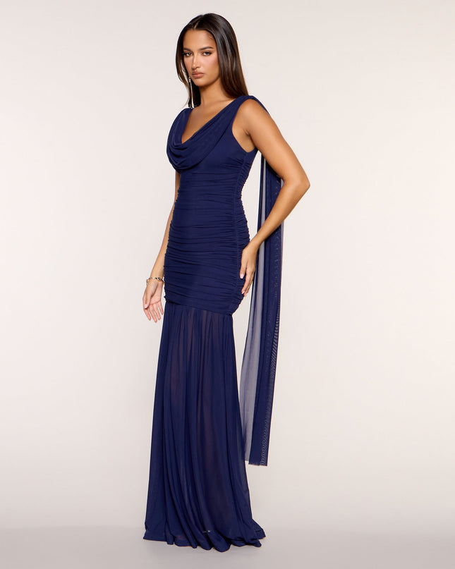 Celandine Sash Mermaid Formal Dress