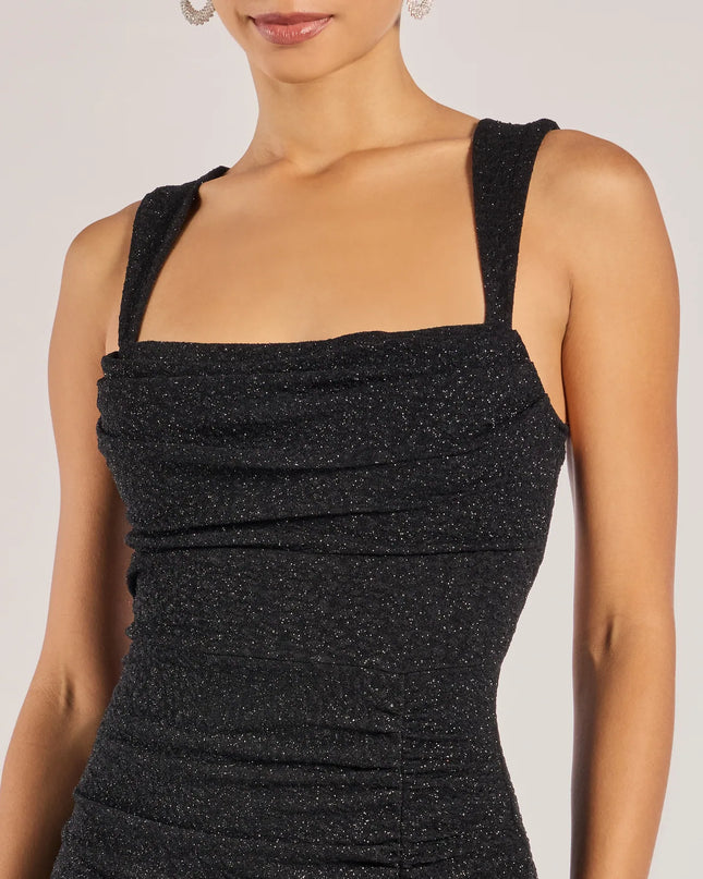 Drew Open Back Glitter Mermaid Dress