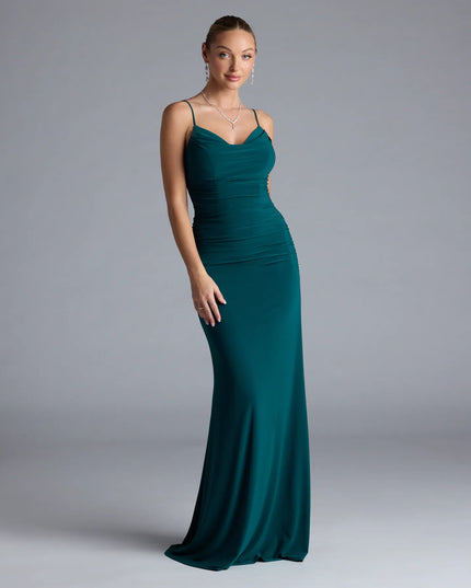 Edna Open Back Mermaid Formal Dress
