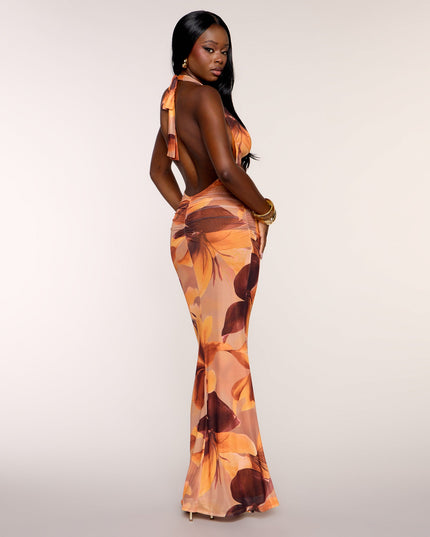 Vacay Romance Floral Maxi Dress