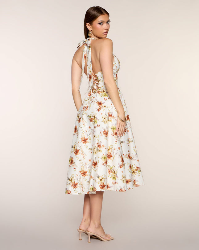 Picnic Pending Floral Midi Dress