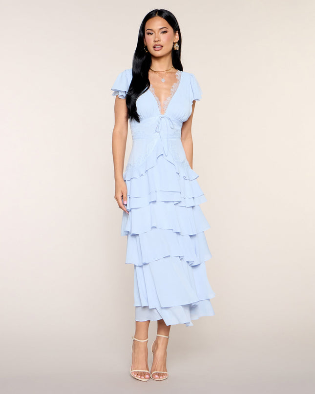 Softly Stolen Moments A-Line Midi Dress