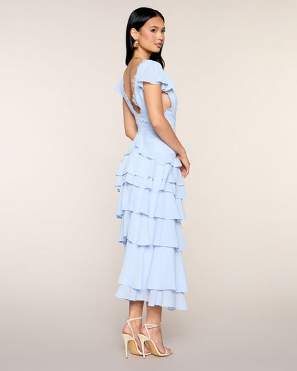 Softly Stolen Moments A-Line Midi Dress