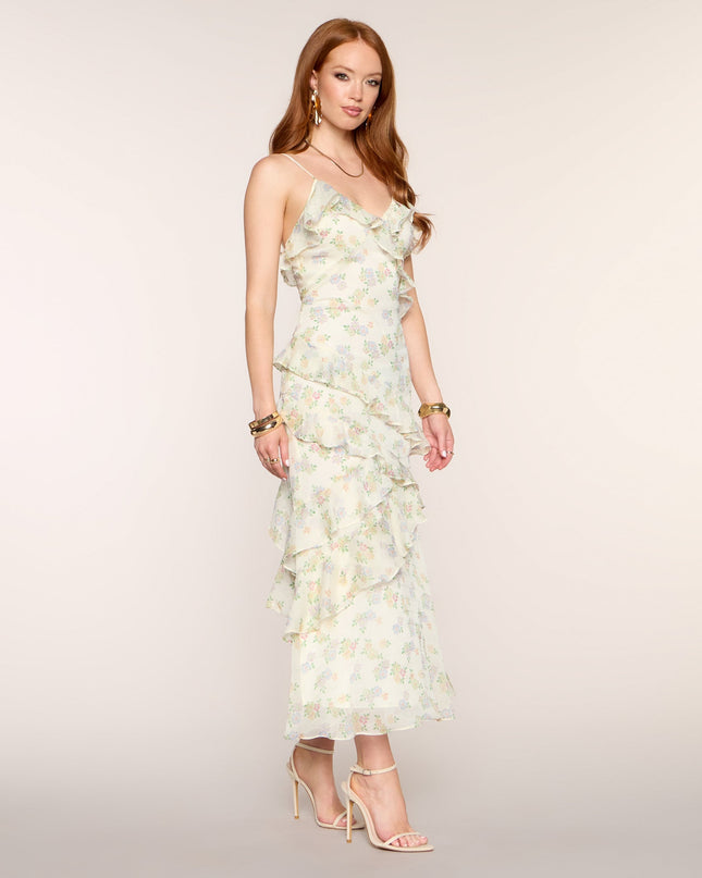 Love Letters Ruffle Maxi Dress