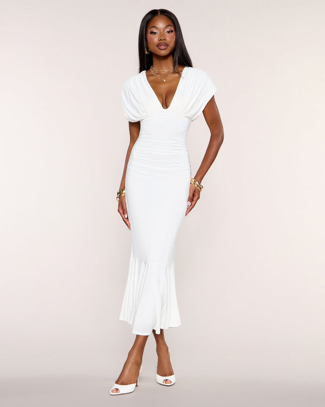 Sleek Silhouette Mermaid Maxi Dress