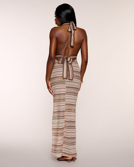 Coast To Cocktails Striped Maxi Dress
