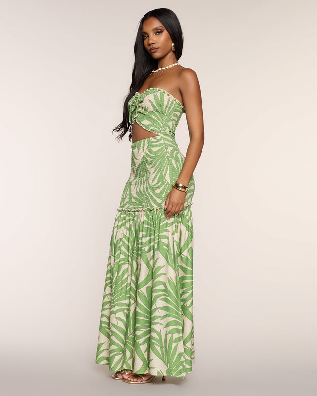 Coconut Coast Cutout Maxi Dress
