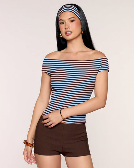 Weekend Replay Off Shoulder Top