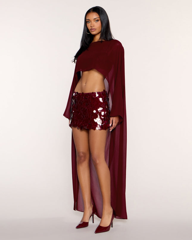 In Motion High-Low Poncho Top