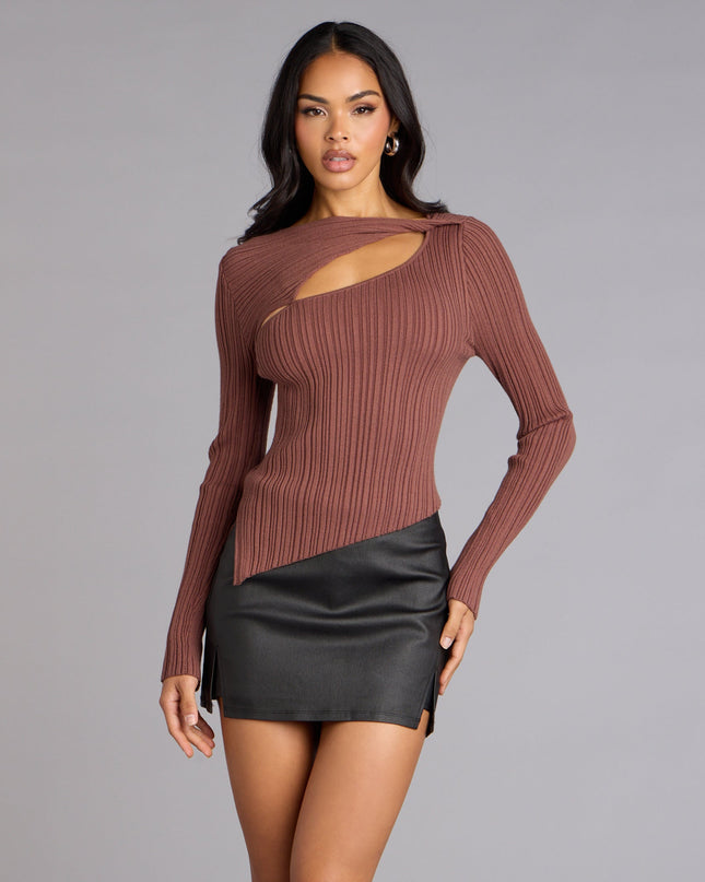 Polished Moves Faux Leather Skort