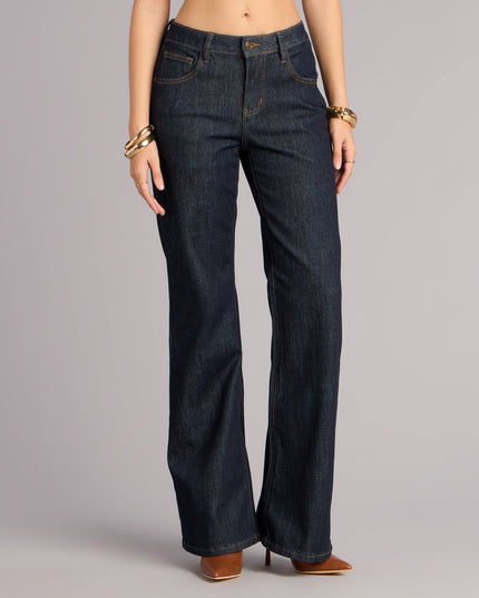Effortlessly Dialed In Denim Flare Jeans