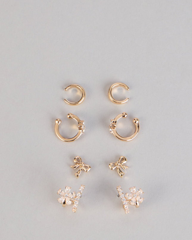 Pretty Extras Three-Pack Earring Set