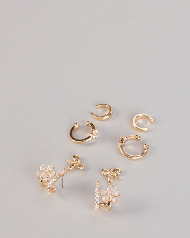 Pretty Extras Three-Pack Earring Set