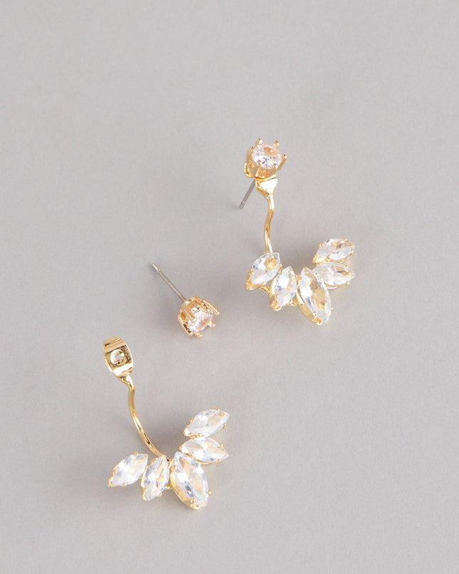 Styled Sparkle Cubic Zirconia Earrings