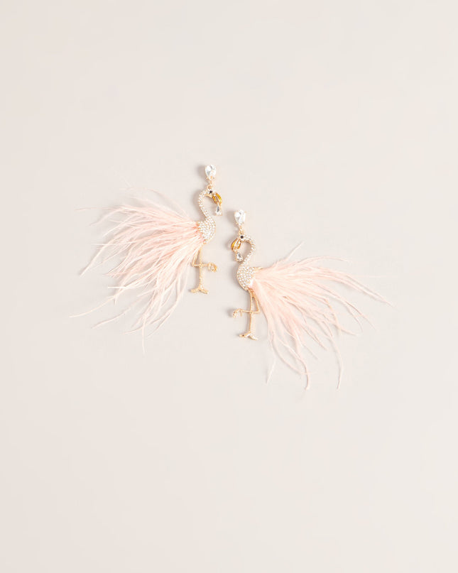 Playful Plans Flamingo Earrings