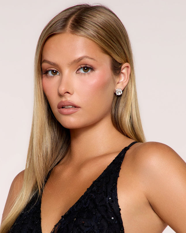 Spark It Up Rhinestone Stud Earring Six Pack