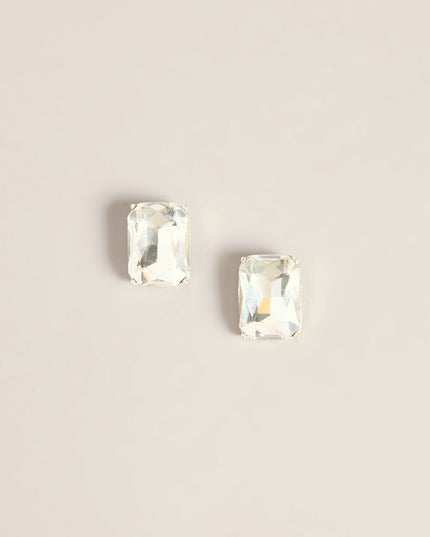 Instant Glam Rhinestone Statement Stud Earrings