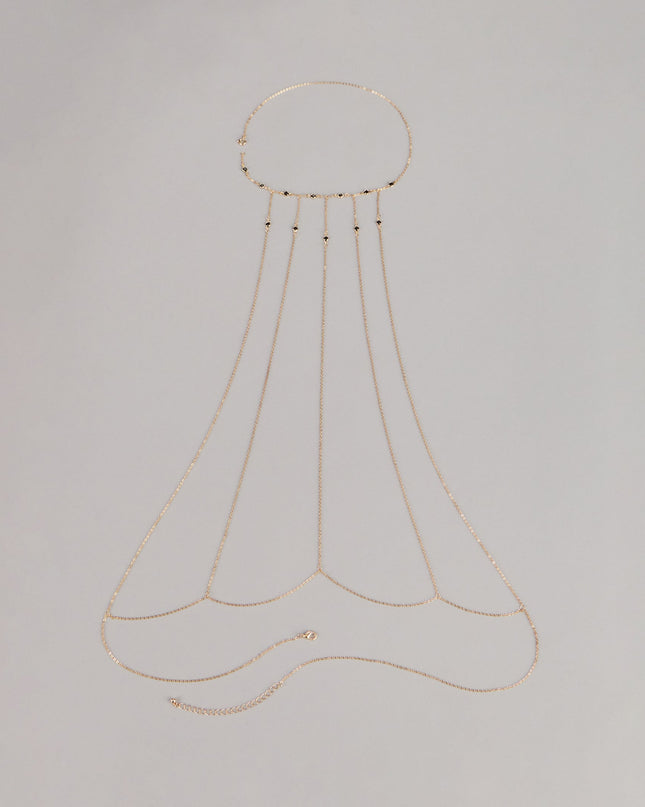 Quiet Luxury Back Chain Body Jewelry