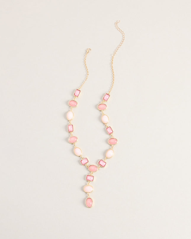 Sunset Mood Resin Stone Necklace