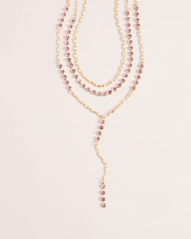 Shine Stack Necklace Two-Pack Set