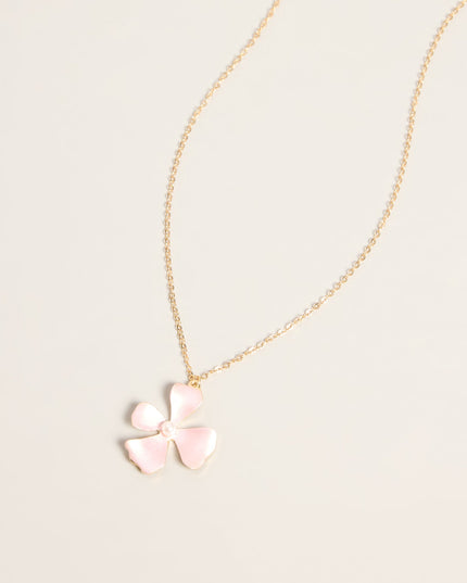 Petal Crush Floral Pendant Necklace