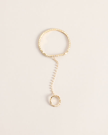 Perfect Shine Stretchy Rhinestone Hand Chain