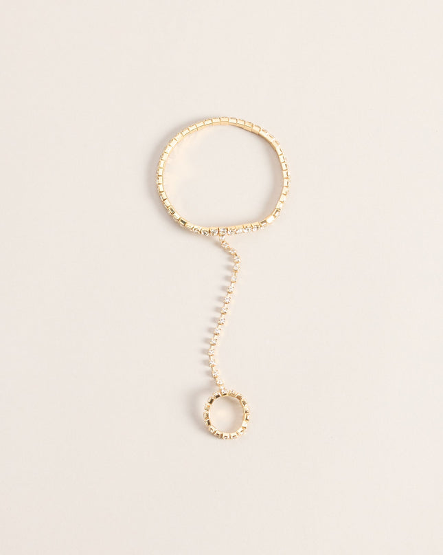 Perfect Shine Stretchy Rhinestone Hand Chain