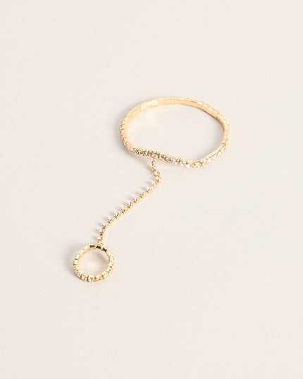 Perfect Shine Stretchy Rhinestone Hand Chain