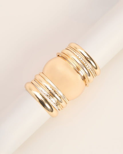 Polished Stack Bangle Bracelet Ten-Pack