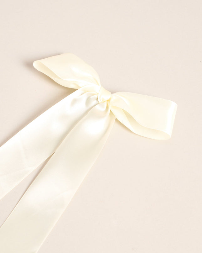 Tied With Intention Satin Bow Hair Clip