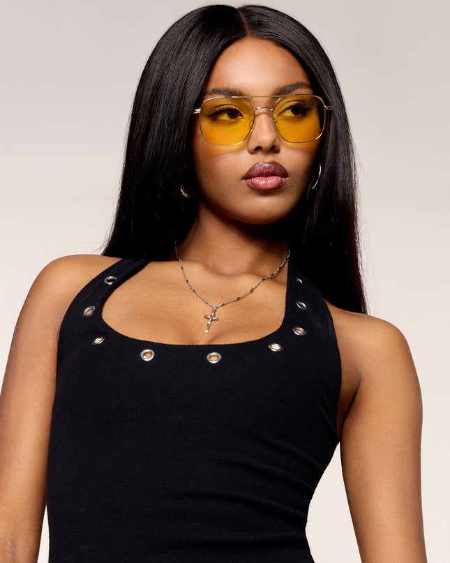 Sunny Side Up Aviator Sunglasses