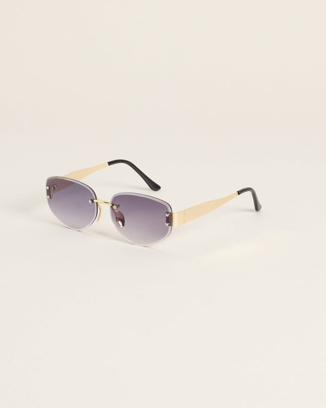Rich Girl Routine Oval Sunglasses