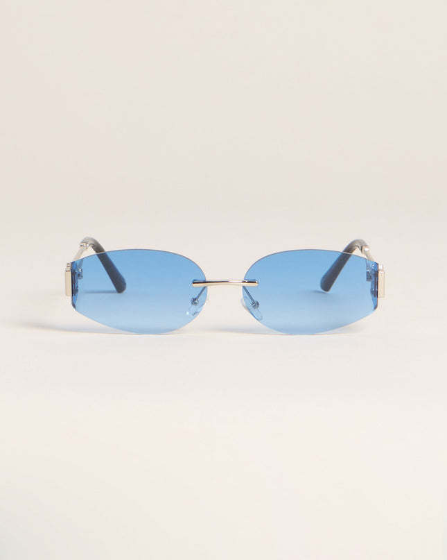 Sleek Attitude Oval Sunglasses