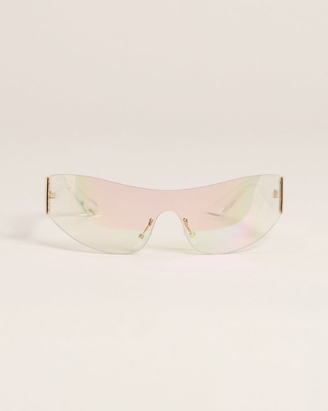 Sleek Edge Shield Sunglasses