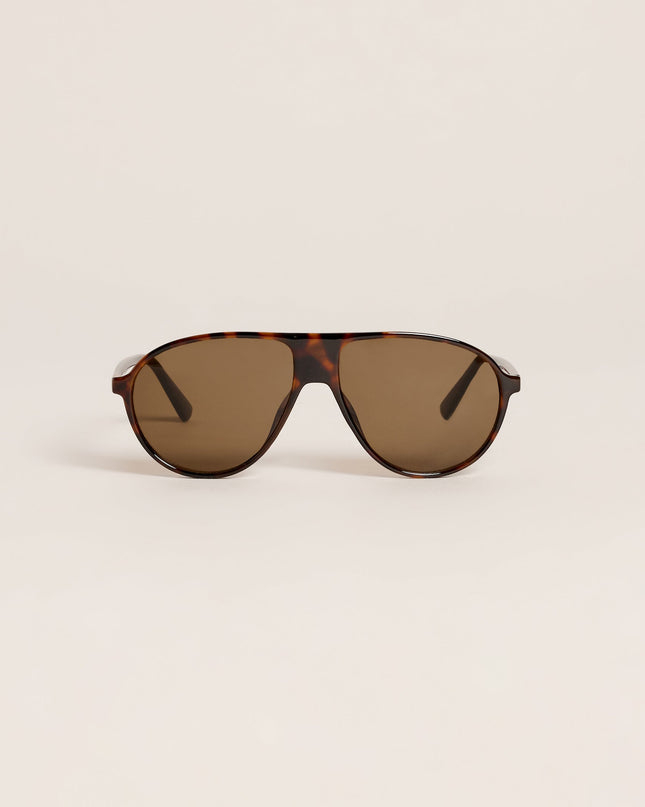 Plans In Motion Oversized Aviator Sunglasses