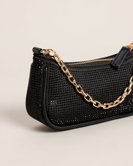 Midnight Plans Rhinestone Micro Bag