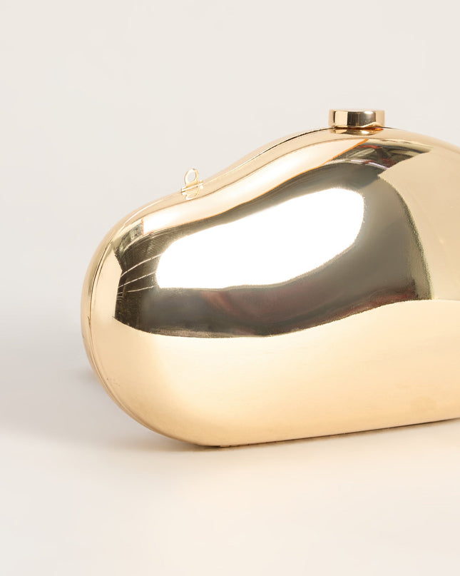 Sleek Sculptural Hardcase Clutch