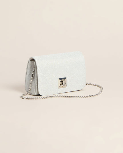 Booked And Shining Glitter Clutch Bag