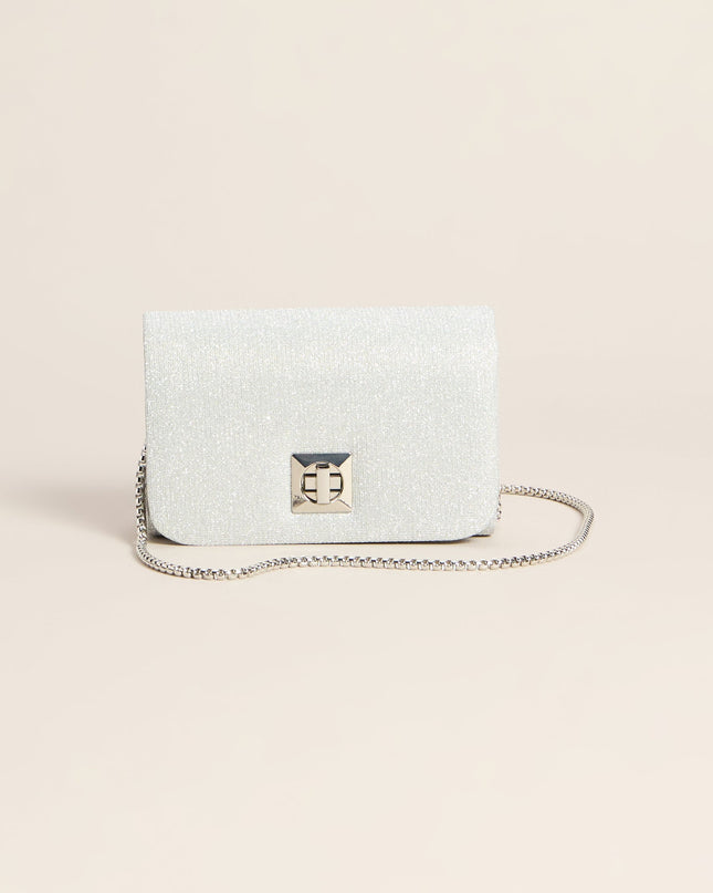 Booked And Shining Glitter Clutch Bag