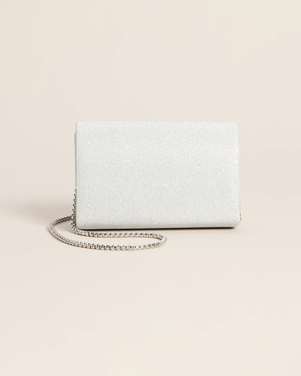 Booked And Shining Glitter Clutch Bag