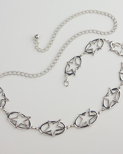 Starstruck Silver Chain Belt