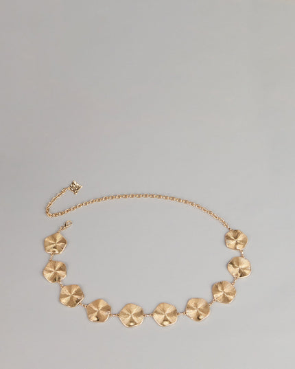 Golden Intent Textured Disc Chain Belt